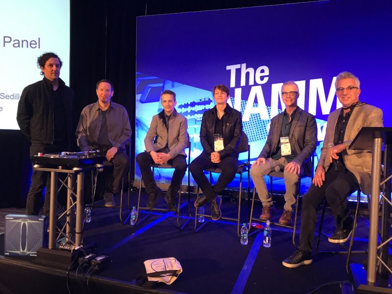 Scott Sedillo, Warren Sokol, Piper Payne, Peter Doell and Jonathan Wyner "Mystery of Mastering" panel at NAMM 2019